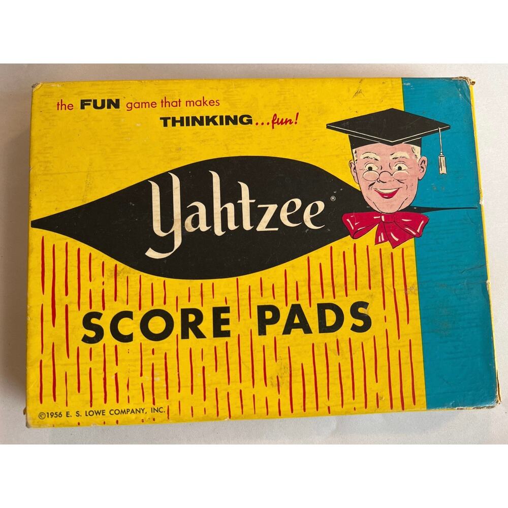 Yahtzee Score Pads with Original Box